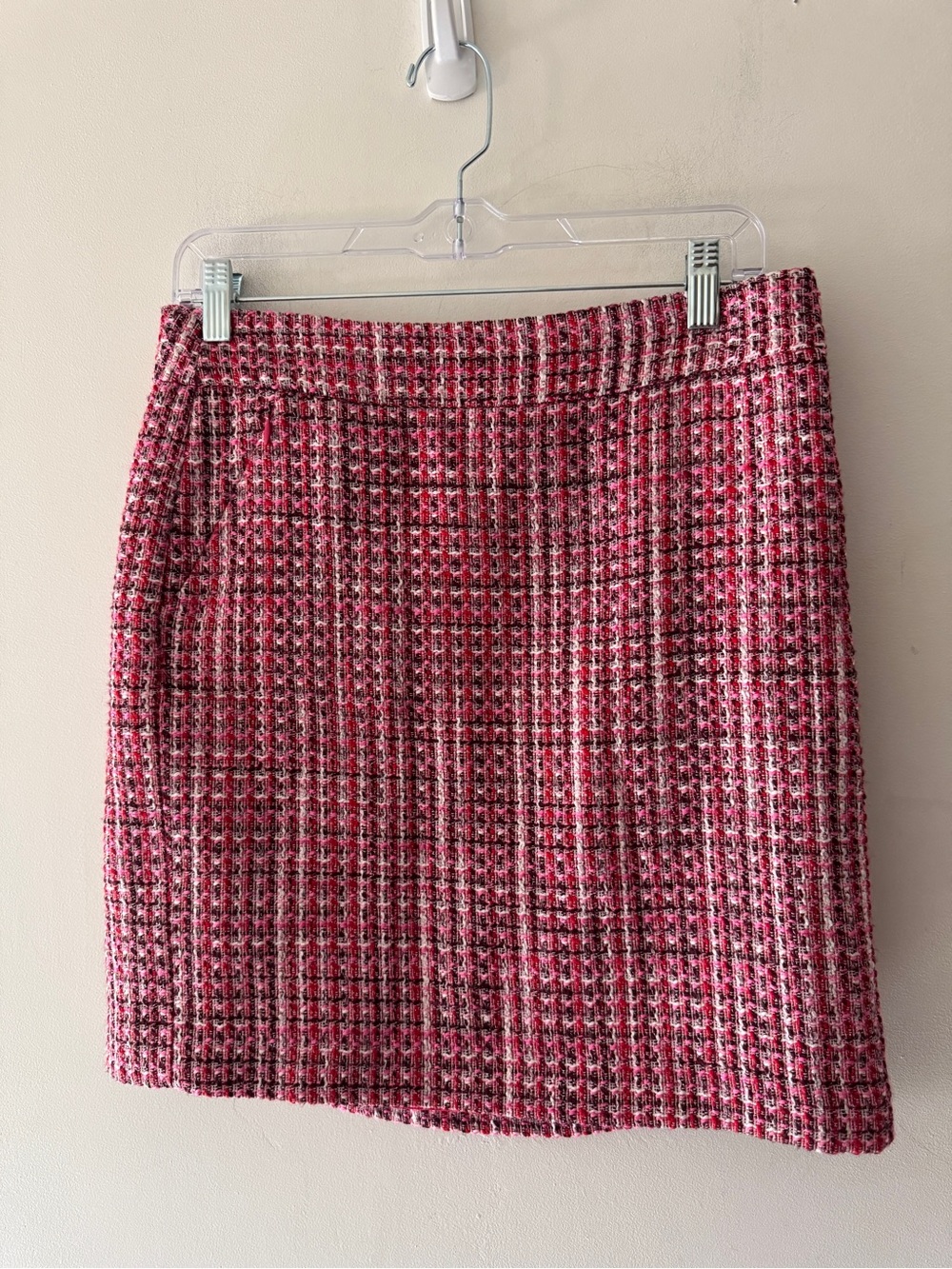 White‎ House Black Market Pink Tweed Skirt
